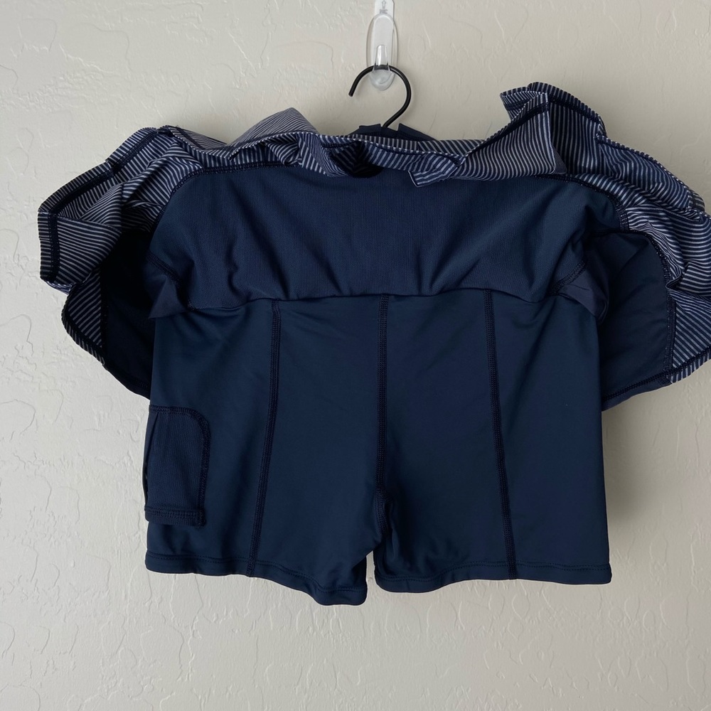 lululemon Navy Pleated Athletic Skirt - Picture 9 of 11